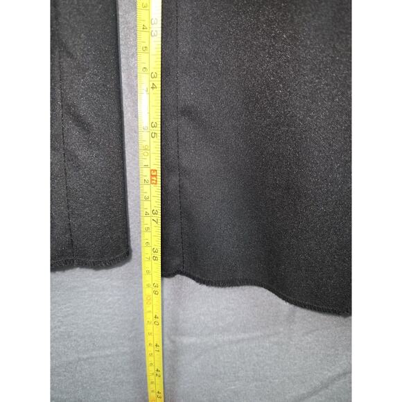 VTG Falcone 90s Men's Pleated Front Pants Black 40R Unhemmed NWT - Deadstock - Picture 8 of 8